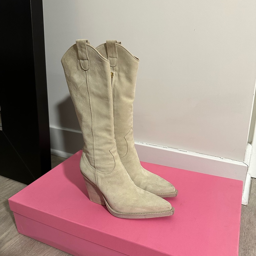 Paris Texas suede cowboy boots. Size 6.5 worn twice! Retail is $700 selling $400